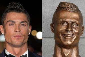 Cristiano Ronaldo: So spottet das Netz über seine Statue