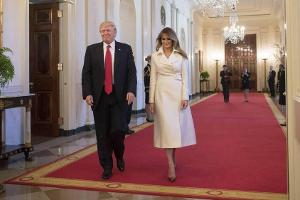 Melania Trump lässt sich wieder blicken