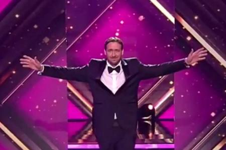 Ludwig Lehner als Ryan Gosling bei der Goldenen Kamera Ludwig Lehner als Ryan Gosling bei der Goldenen Kamera