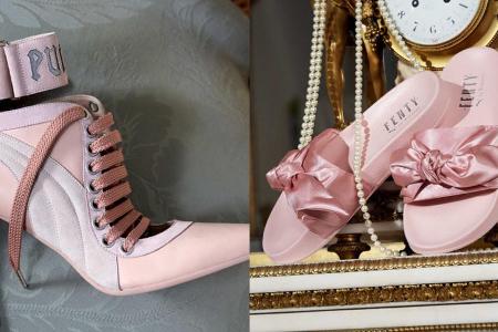 Bei PumaxFenty ist die Farbe Rosa angesagt