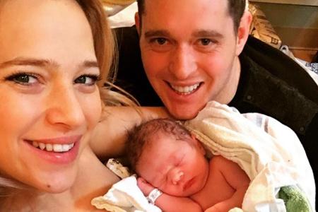 Jazz-Sänger Michael Bublé und Ehefrau Luisana Lopilato wurden mit Elías am 22. Januar zum zweiten Mal Eltern eines Sohnes.