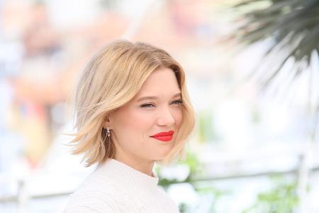 Bond-Girl Léa Seydoux hat für diesen locker fallenden Bob genau die richtige Haarlänge Bond-Girl Léa Seydoux hat für diesen locker fallenden Bob genau die richtige Haarlänge
