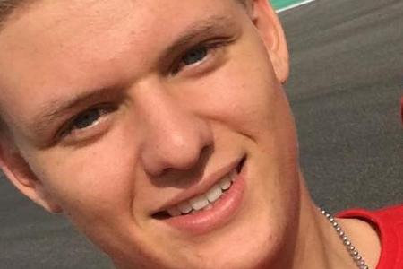 Mick Schumacher ist auch ein begeisterter Rennfahrer Mick Schumacher ist auch ein begeisterter Rennfahrer