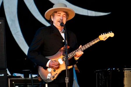 Bob Dylan bei einem Konzert Bob Dylan bei einem Konzert