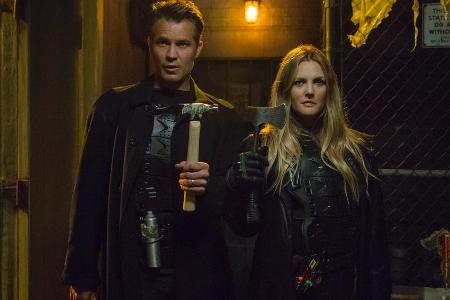 Timothy Olyphant und Drew Barrymore spielen in Timothy Olyphant und Drew Barrymore spielen in