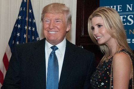 Der designierte US-Präsident Donald Trump und seine Tochter Ivanka Der designierte US-Präsident Donald Trump und seine Tochter Ivanka