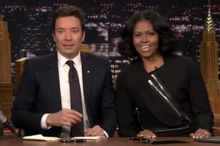 Bei Jimmy Fallon absolvierte Michelle Obama ihren letzten TV-Auftritt als First Lady Bei Jimmy Fallon absolvierte Michelle Obama ihren letzten TV-Auftritt als First Lady