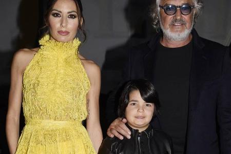 Elisabetta Gregoraci mit Ehemann Flavio Briatore und dem gemeinsamen Sohn Falco Elisabetta Gregoraci mit Ehemann Flavio Briatore und dem gemeinsamen Sohn Falco