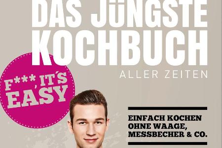 Jan-Phillip Cleusters Kochbuch kommt komplett ohne Waage und Messbecher aus