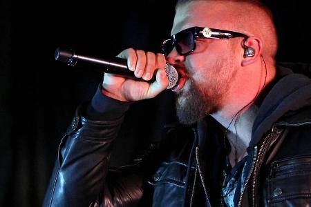 Kollegah bei einem Auftritt in Leipzig Kollegah bei einem Auftritt in Leipzig