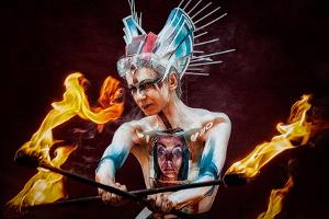 Klagenfurt: Buntes Jubiläum beim Bodypainting Festival