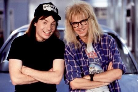 Wayne Campbell (Mike Myers, l.) und Garth Algar (Dana Carvey) aus der Kultreihe Wayne Campbell (Mike Myers, l.) und Garth Algar (Dana Carvey) aus der Kultreihe