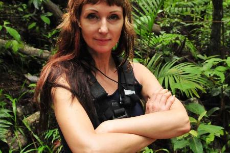 Hanka Rackwitz freute sich über Platz zwei im Dschungelcamp Hanka Rackwitz freute sich über Platz zwei im Dschungelcamp