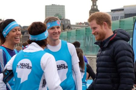 Prinz Harry gab den Running-Coach
