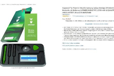 Bei Amazon und anderen Onlinehändlern finden sich für gängige Geräte komplette Reparatursets mit Akku und Werkzeug. Diese ko...