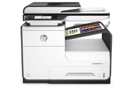 1. Platz: Pagewide 377dw von HP - Den Testsieg schnappt sich dieses Gerät von HP, das unglaublich schnell druckt, NFC und Wi...