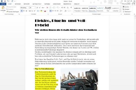 In Word lässt sich das PDF bearbeiten und verändern.