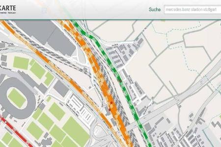 Auf Open Street Map finden sich Karten über das öffentliche Verkehrsnetz.