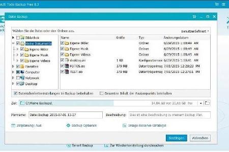 Easus Todo Backup Free - Easus Todo Backup Free ist ein Programm zum Sichern einer Festplatte beziehungsweise einzelner Verz...
