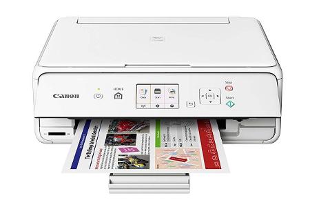 Platz 3: Canon Pixma TS5051
Vorzüge: unterstützt Wi-Fi Direct und Picbridge-WLAN, kompakte Bauart
Schwächen: Ausschalter ist...