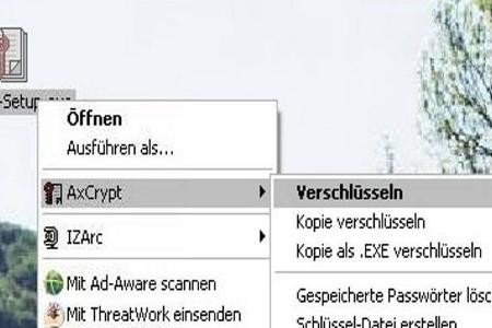 AxCrypt - Der Einsatz eines Verschlüsselungs-Tools bietet sich an, wenn Sie sensible Dateien - beispielsweise Office-Dokumen...