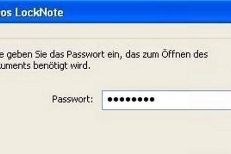 Steganos LockNote - Mit Steganos LockNote können Sie einen Text einfach in das Programmfenster eingeben oder per Drag and Dr...