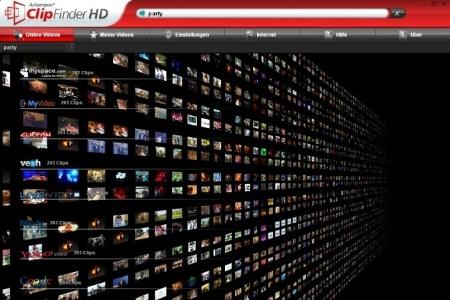 Mit dem Ashampoo ClipFinder HD ist es kein Problem, Filme aus dem Internet - beispielsweise von Youtube, ClipFish oder MyVid...
