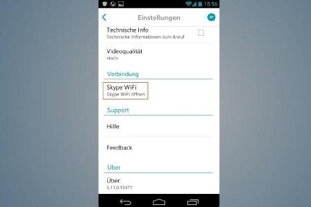 Skype macht mit der App Skype Wifi einen eigenen Internetdienst verfügbar, den man an vielen Hotspots nutzen kann.