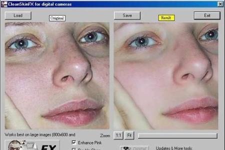 CleanSkin FX - Die Gratis-Software CleanSkin FX bietet die Möglichkeit, Störendes auf Fotos wie Flecken oder Farbschwächen s...