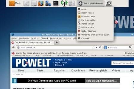 PC-WELT Notfall-DVD - Mit dieser Notfall-DVD erhalten Sie auch im Falle eines katastrophalen Virenbefalls wieder Zugriff auf...