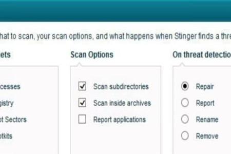 McAfee Labs Stinger - Der Stinger von McAfee kommt dann zum Einsatz, wenn bereits ein Virenbefall vorliegt und eine schnelle...