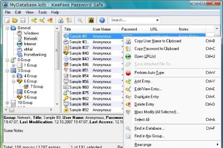 Mit dem KeePass Passwort-Safe speichern Sie alle Ihre Passwörter, Zugangsdaten und TAN-Listen in einer verschlüsselten Daten...