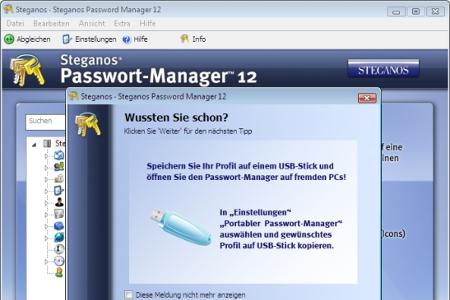 Der Passwort-Manager von Steganos ist Ihr digitaler Schlüsselbund. Er übernimmt die Erstellung, Verwaltung und den Schutz al...