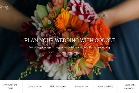 Hochzeitsplaner - Google hilft bei der Suche nach dem Veranstaltungsort, bei den Einladungen und lässt Sie sogar eine kleine...