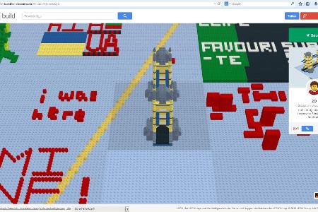 Virtuelles Lego - Der Baumeister kann auf einer virtuellen Landkarte Sehenswürdigkeiten errichten und teilen.