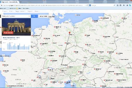 Google Flights - Die Anwendung ist zudem informativer als die Preisvergleichsseiten