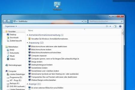 8. Der Gott-Modus - Mit einem einfachen Trick wird unter Windows 7 der Gott-Modus aktiviert. Wir zeigen Ihnen, wie Sie diese...