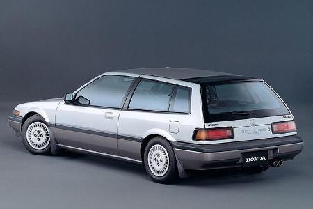 1985 kommt der Accord III. Es gibt vier Karosserie-Varianten - hier als Aerodeck.
