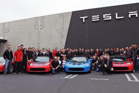 Das letzte gebaute Exemplar des Tesla Roadster der ersten Generation im Verkauf