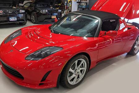 Das letzte gebaute Exemplar des Tesla Roadster der ersten Generation im Verkauf