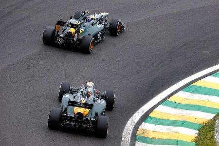 Petrov Kovalainen Caterham GP Brasilien 2012