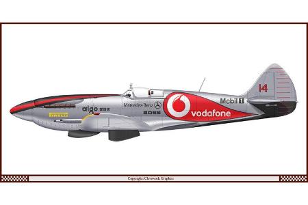 Supermarine Spitfire - McLaren - Racing-Planes - 2015