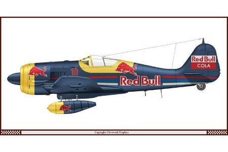 Focke-Wulf 190 - Red Bull - Racing-Planes - 2015