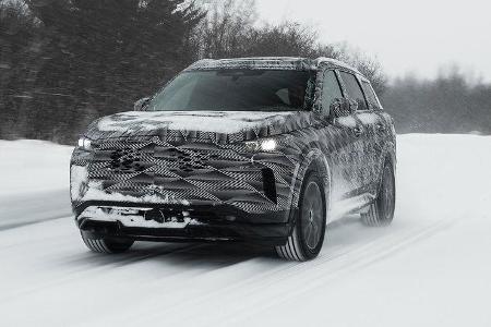 03/2021, Infiniti QX60 Erlkönig Tarnung Camouflage