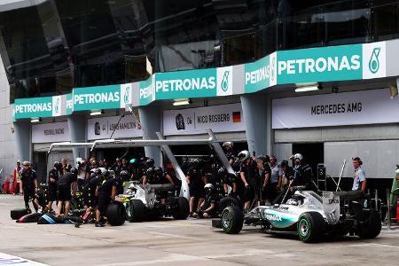 GP Malaysia - Nico Rosberg - Lewis Hamilton - Mercedes - Qualifikation - Samstag - 28.3.2015