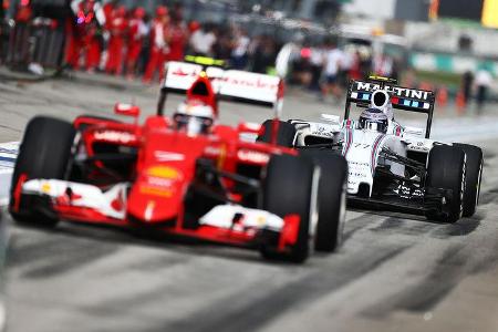 GP Malaysia - Kimi Räikkönen - Ferrari - Valtteri Bottas - Williams - Qualifikation - Samstag - 28.3.2015