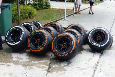 GP Malaysia - Pirelli-Reifen - Samstag - 28.3.2015