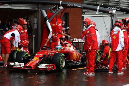Fernando Alonso - Ferrari - Formel 1 - GP Belgien - Spa-Francorchamps - 23. November 2014