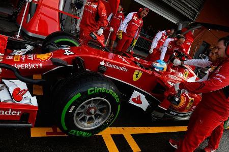 Fernando Alonso - Ferrari - Formel 1 - GP Belgien - Spa-Francorchamps - 23. November 2014
