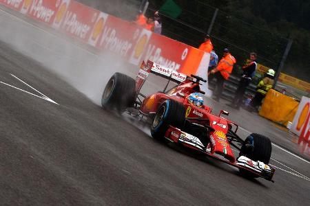 Fernando Alonso - Ferrari - Formel 1 - GP Belgien - Spa-Francorchamps - 23. November 2014
